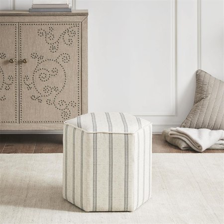 MARTHA STEWART Natural Ellen Accent Ottoman MT101-0013